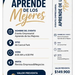PREVENTA - Entrada al Encuentro Empresarial Aprende de los Mejores